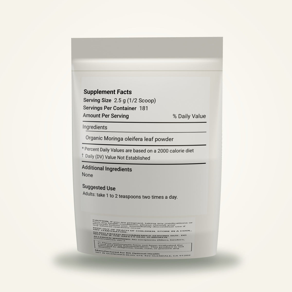 Moringa Powder 1LB